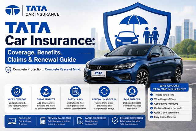 Tata Car Insurance: Coverage Options, Benefits, and Important Factors to Consider