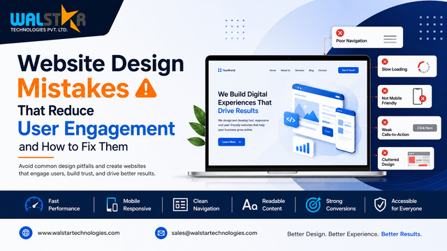 Website Design Mistakes That Reduce User Engagement and How to Fix Them