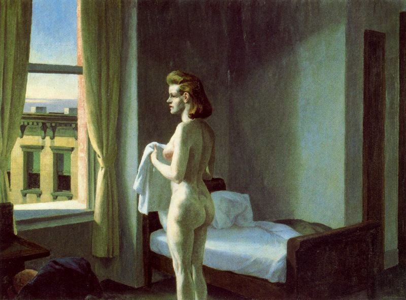 Morning in a City. 1944, ныне в&nbsp;коллекции Му­зея американского искусства Уитни, Нью­-Йорк.