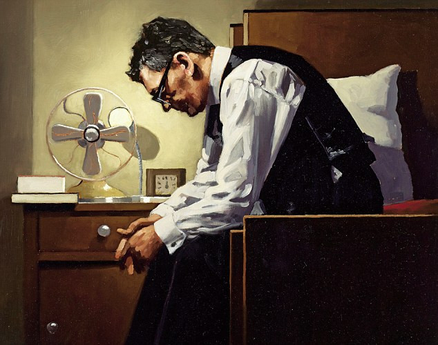 «The Weight», картина художника Джека Веттриано (Jack Vettriano), Шотландия.