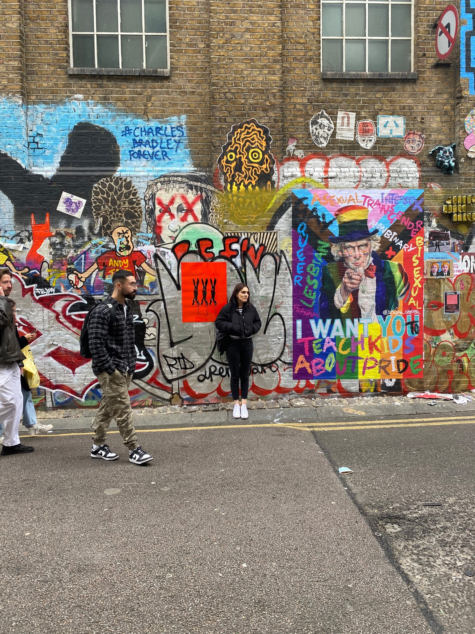 “The War” Brick Lane, Shoreditch, London / Digital Print, Glossy paper 2022 