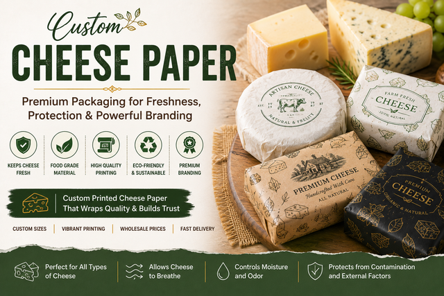 Custom Cheese Paper: Premium Packaging Solutions for Freshness and Brand Excellence