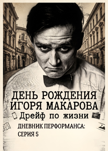 Дрейф по жизни. День рождения Игоря Макарова. (Заметки на полях перформанса без фотографий) Часть 5