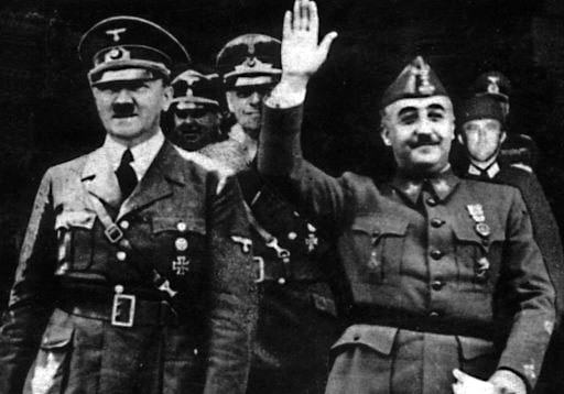 Адольф Гитлер и Франсиско Франко