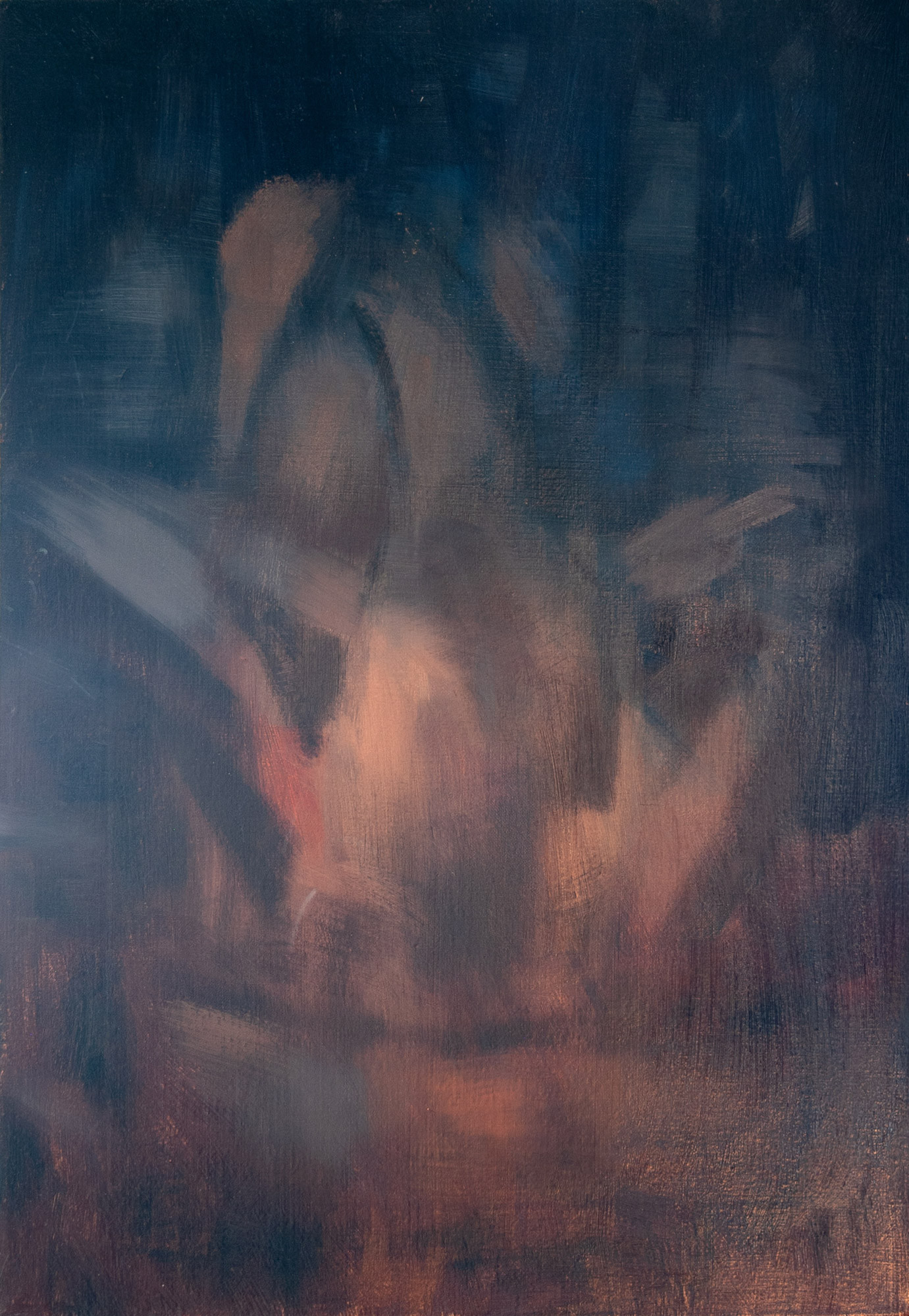 Лебедь, 2021 Холст, масло 56 × 39 см