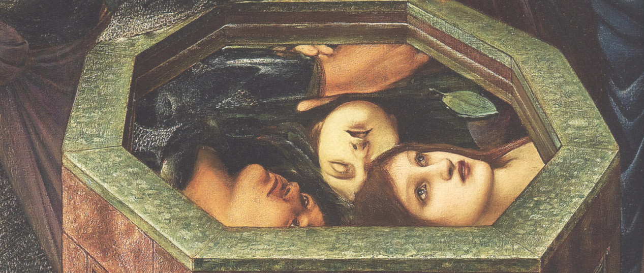 Sir Edward Burne-Jones&nbsp;— The Baleful Head (detail), 1886-87. Staatsgalerie, Stuttgart.