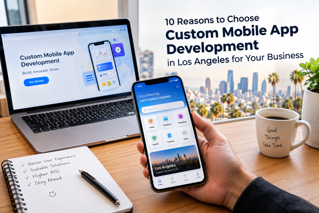 10 Reasons to Choose Custom Mobile App Development in Los Angeles for Your Business