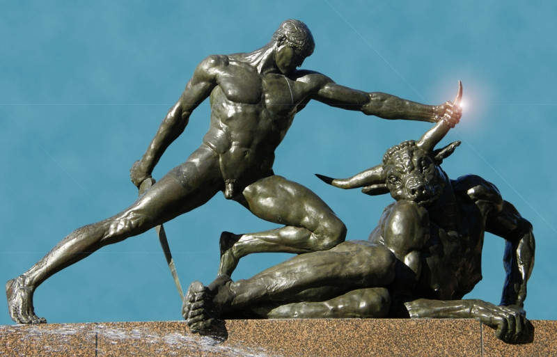 Минотавр. Фрагмент скульптурной композиции Archibald Fountain в&nbsp;сиднейском Гайд-парке