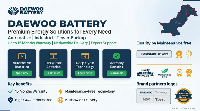 Daewoo Battery Pakistan: The Ultimate Guide to Car, UPS and Solar Batteries in 2026