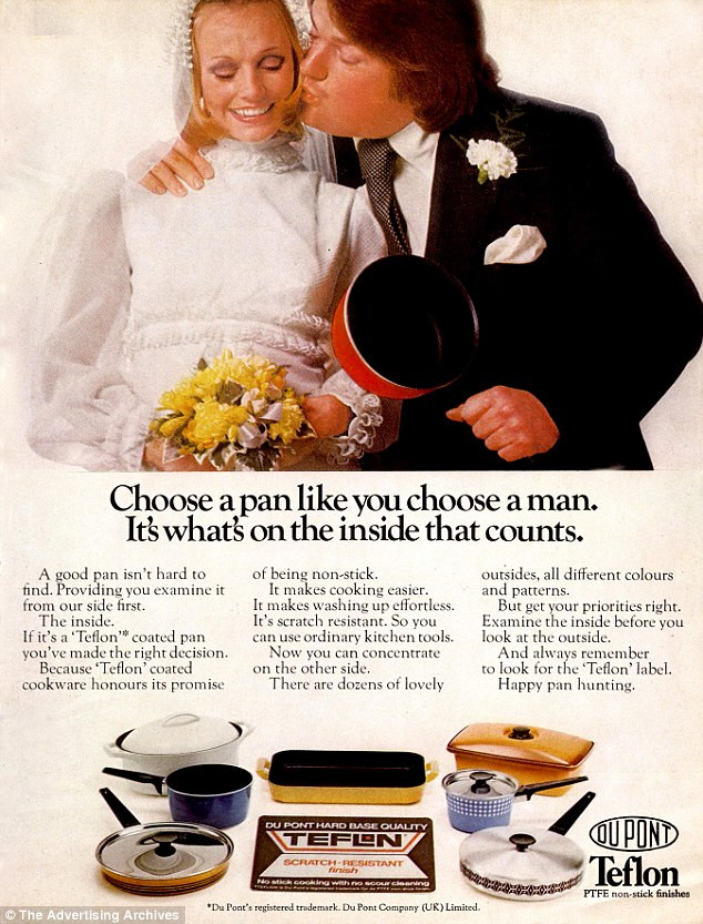 Реклама тефлона, 1970-е