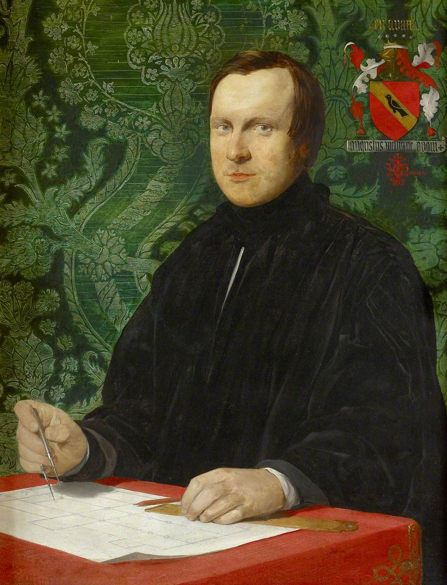 John Rogers Herbert (1810-1890). Portrait of A. W.N.&nbsp;Pugin.