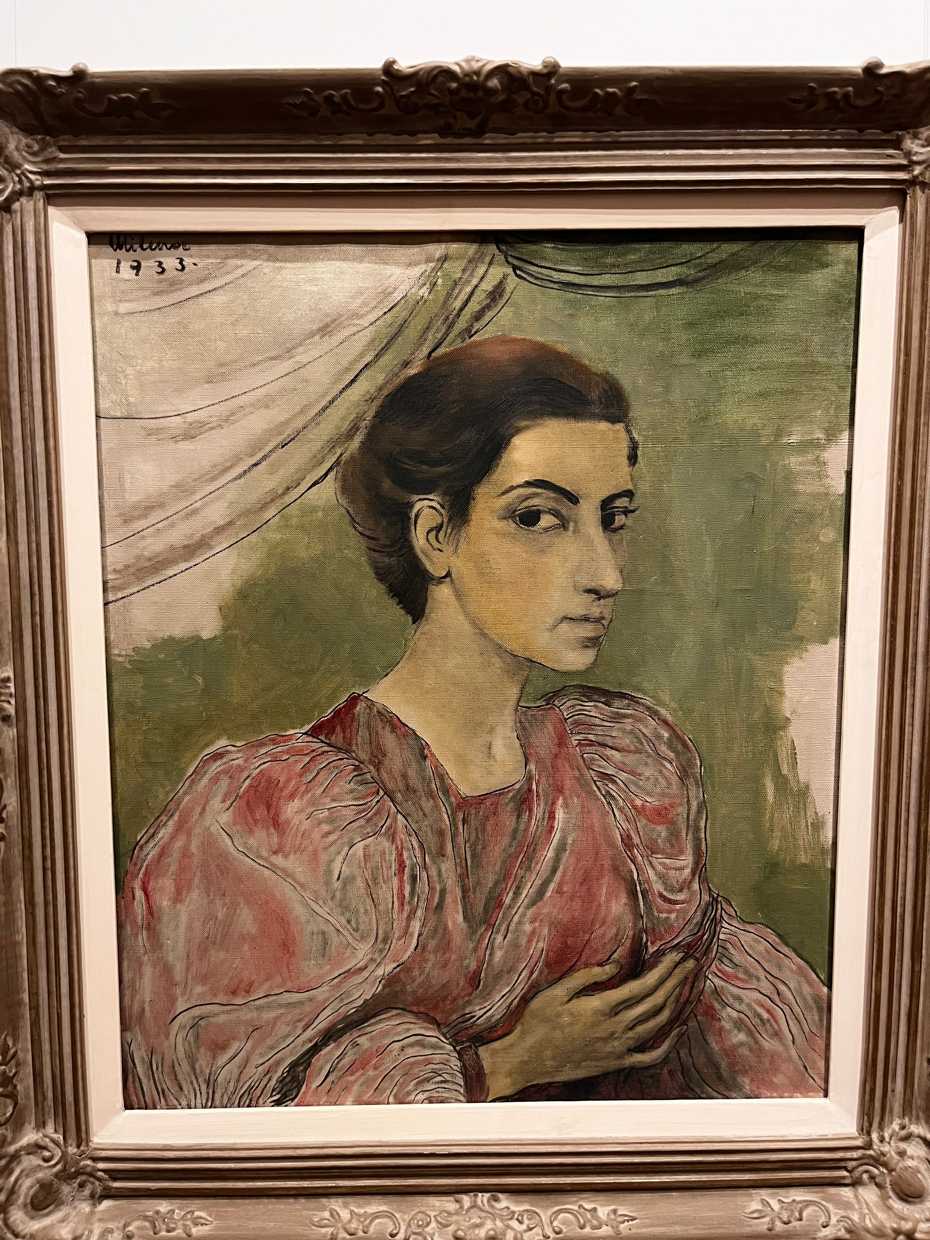 Автопортрет Милены Павлович-Барили, 1933. Из белградского музея, Сербия.