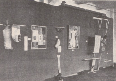 Универмаг «Мацудзакая». Выставка группы Sanka, май 1925&nbsp;года. Фото: журнал «Мидзуэ» (июль, 1925&nbsp;год). 