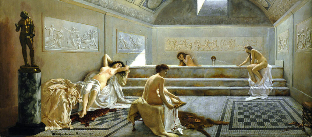 Pedro Weingärtner: Frigidarium (a cold bath pool)