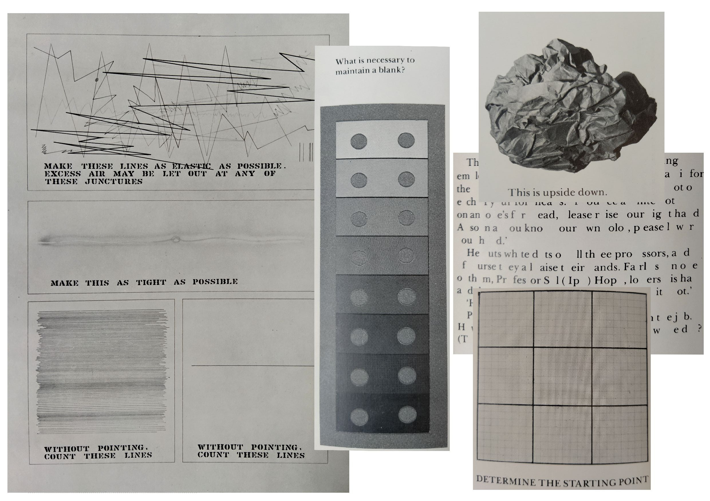 «The Mechanism of Meaning, Work in Progress (1963-71, 1978), Based on a method of Arakawa» (1979)