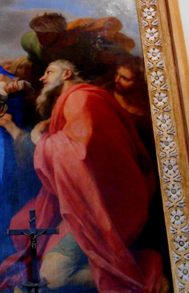 Фрагмент картины Карло Маратты с&nbsp;изображением волхвов Базилика Сан-Марко, Рим
