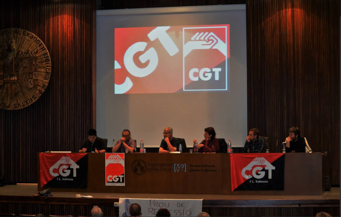 Пленарне засідання осередку CGT у Валенсії
