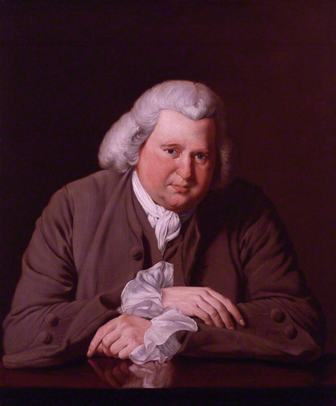 Эразм Дарвин, портрет работы Джозефа Райта, 1770&nbsp;г.