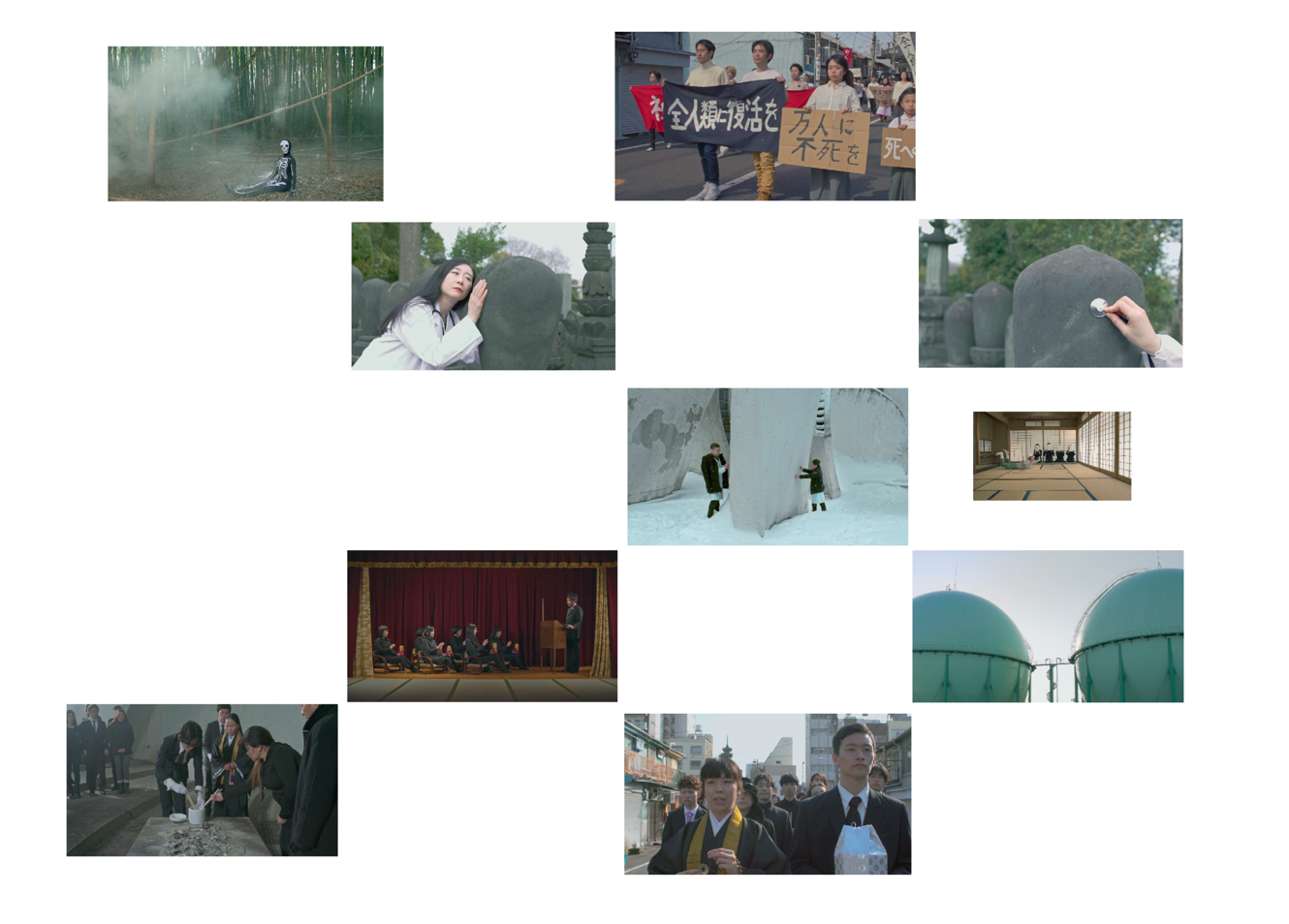 Stills from “Citizens of the Cosmos” (2019). Collage: Viktor Belozerov 