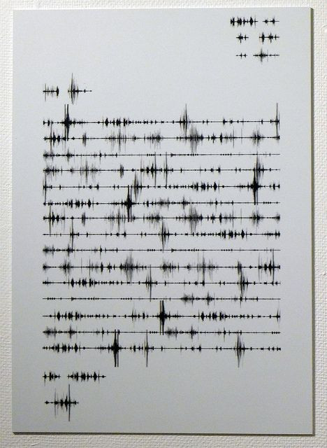 Visual sound waves by Jennifer Cantwell