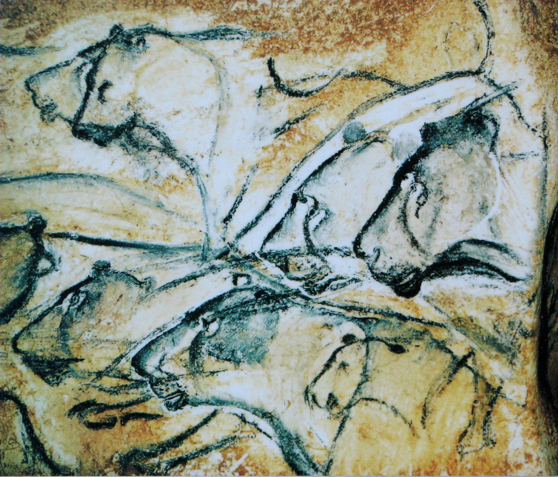 Реплика изображения львов из&nbsp;пещеры Шове // HTO, from Wikimedia Commons
