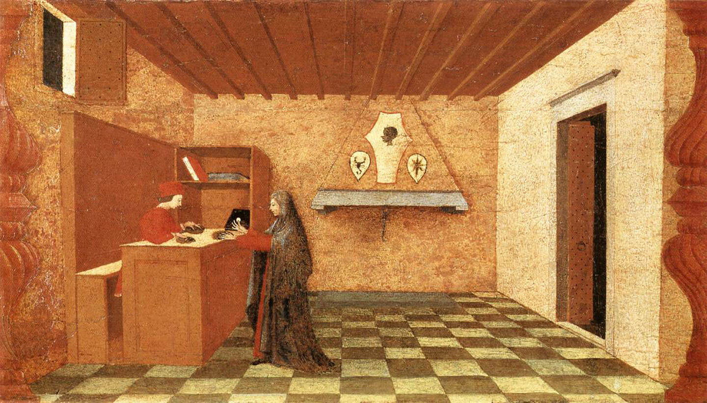 Паоло Уччелло, «Чудо оскверненной гостии (Сцены I и&nbsp;V), 1465–1469