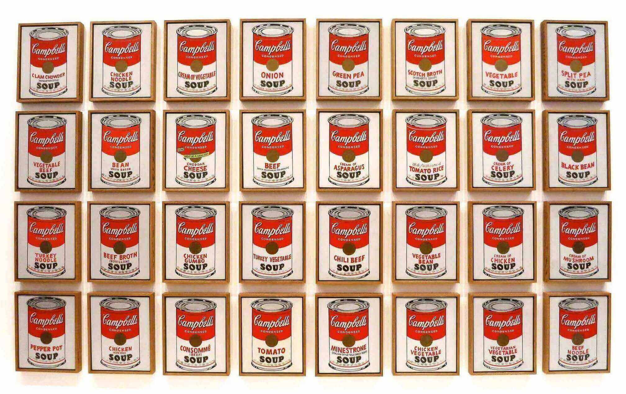Andy Warhol. Campbell’s Soup Cans. MoMA