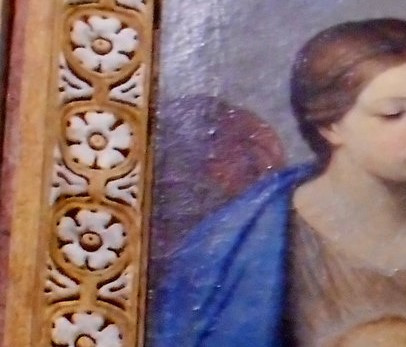 Фрагмент картины Карло Маратты «Поклонение волхвов» с&nbsp;изображением Иосифа в&nbsp;левой части композиции Базилика Сан-Марко, Рим
