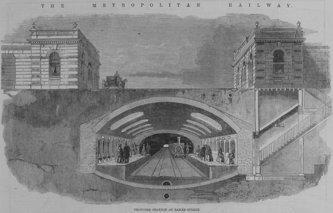 Проект одной из&nbsp;станций лондонской подземки&nbsp;— Бейкер-стрит