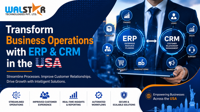 Transform Business Operations with ERP & CRM in the USA