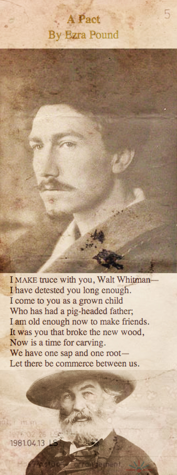  Ezra Pound and Walt Whitman