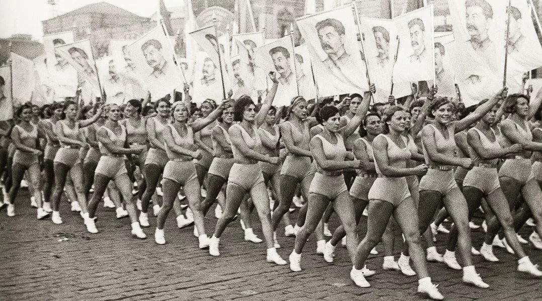 парад физкультурников на&nbsp;Красной площади, 1930-е