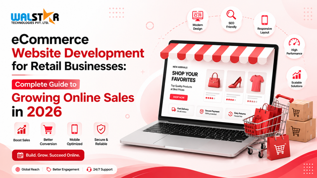 eCommerce Website Development for Retail Businesses: Complete Guide to Growing Online Sales in 2026