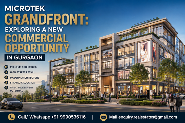 Microtek Grandfront Sector 81 Gurgaon Commercial SCO Plots