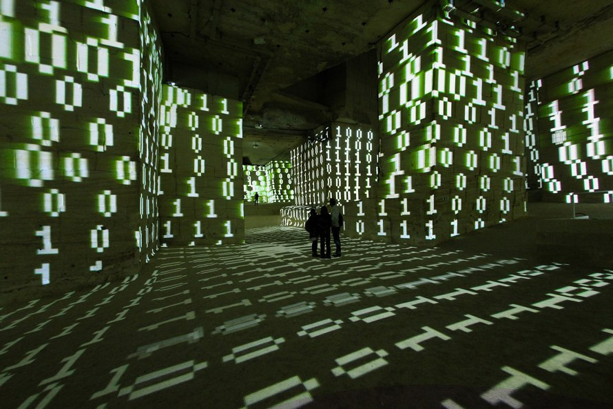 Miguel Chevalier, Pixels wave, 2012 
