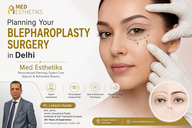 What Determines Blepharoplasty Surgery Cost in Delhi? A Clinical Breakdown