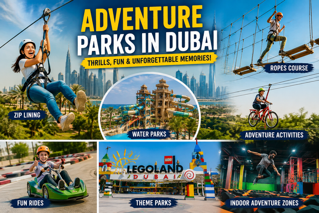 Top Adventure Parks in Dubai- Activities, Bookings & Transfers