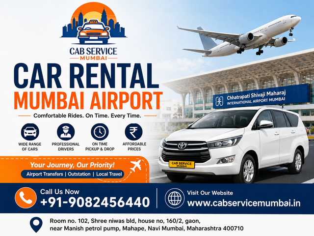 Car Rental Mumbai Airport – Reliable Airport Car Hire for Comfortable and Hassle-Free Travel