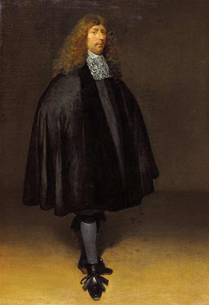 Терборх, Герард Автопортрет (около&nbsp;1668). Холст, масло. 62,7×43, 7&nbsp;см.&nbsp;Маурицхейс, Гаага