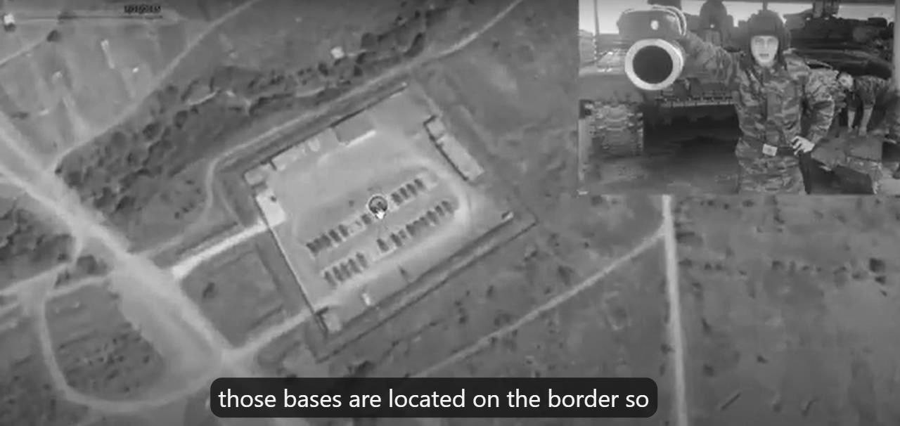 footage from the video Ucha Abashidze: infrastructure of Russian military bases in the occupied territories of Georgia (Sakartvelo)   