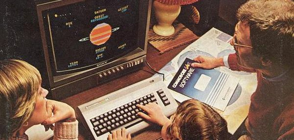 Отрывок рекламы Commodore 64 как&nbsp;игровой платформы для всей семьи, 1985&nbsp;год.