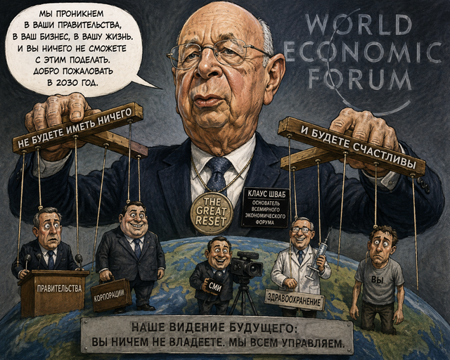 Клаус Шваб и мягкая тирания