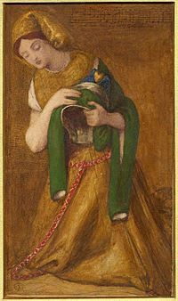 “My Lady Greensleeves”, 1859&nbsp;г. (акварель)
