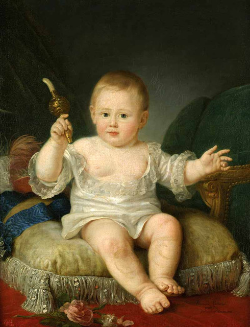 Великий князь Александр Павлович в&nbsp;детстве, портрет работы Жана-Луи Вуаля