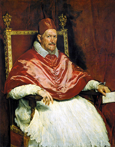Диего Веласкес. Портрет папы Иннокентия Х. 1650. Галерея Дориа-Памфили, Рим