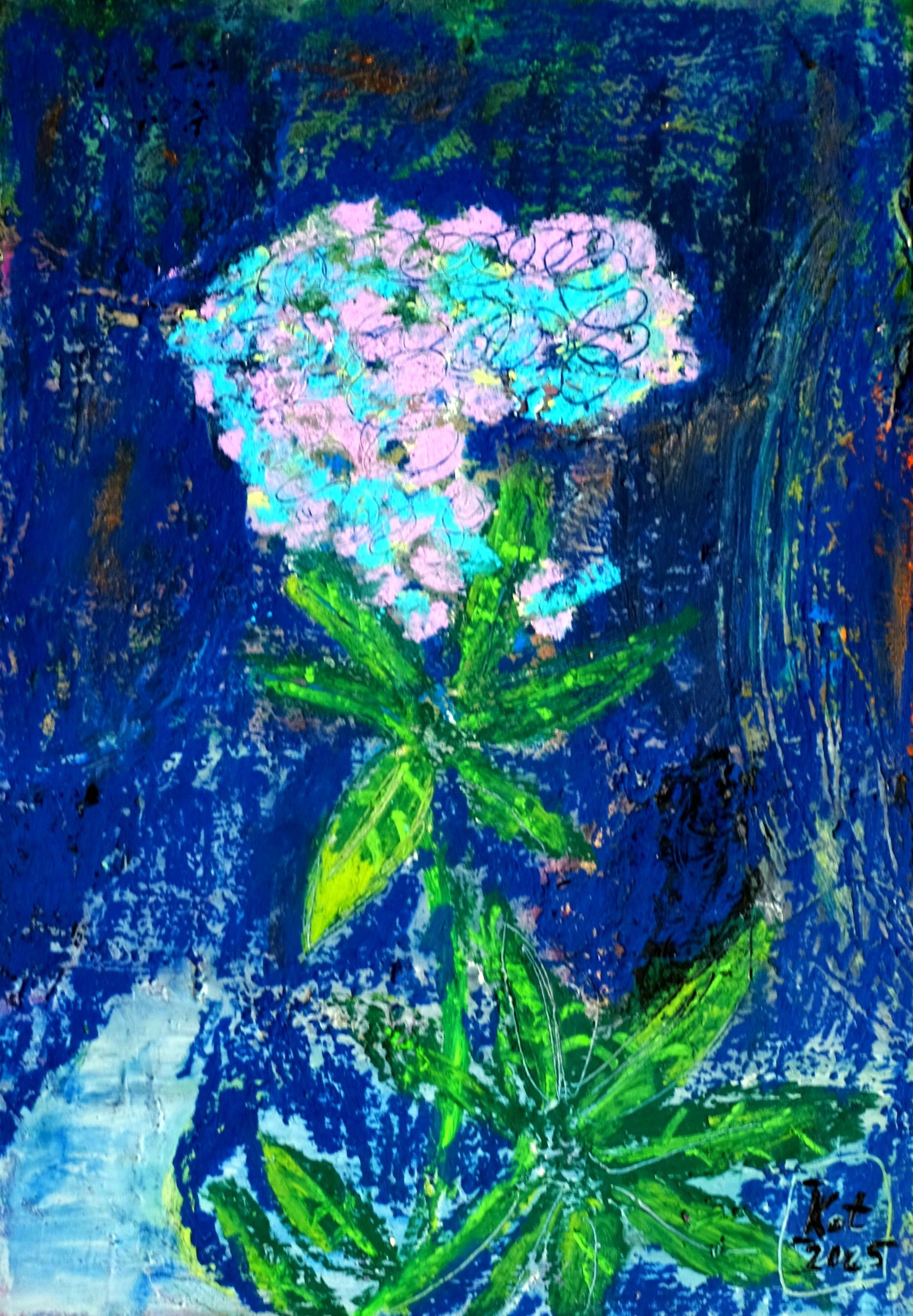 Изгиб. Часть 1 30×21 см, грунтованный картон, масло, пастель  2026