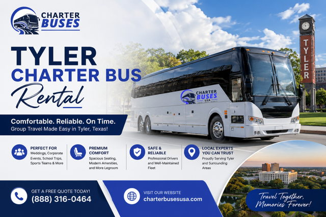 How Much Does a Charter Bus Rental in Tyler Cost? Factors That Affect Pricing