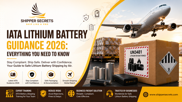 IATA Lithium Battery Guidance 2026: Everything You Need to Know