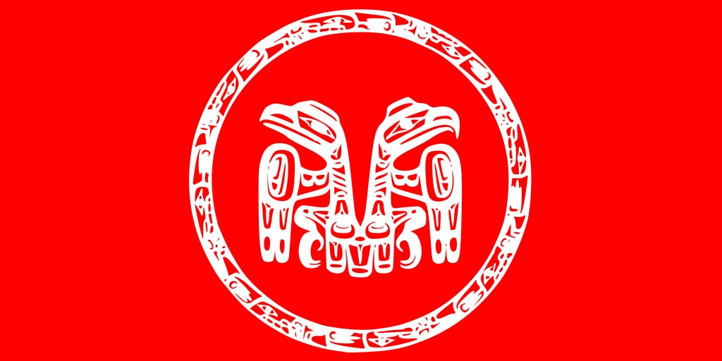 Флаг индейцев Хайда