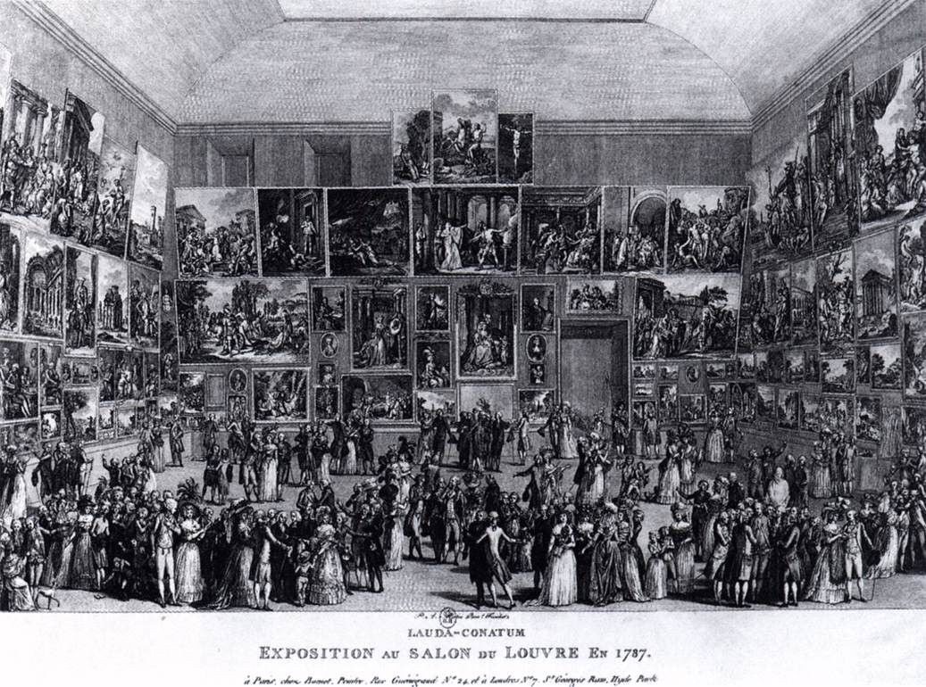Martini, Pietro Antonio, Exposition au Salon du Louvre en 1787. Wildenstein Institute, Paris.